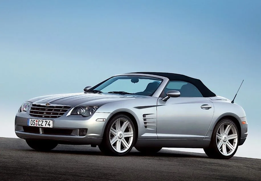 Chrysler Crossfire Roadster convertible exterior three-quarter view