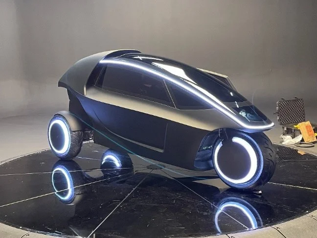 Step 9: Trinity ultra-narrow commuter production-intent exterior presentation