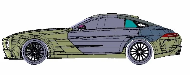 Complete Class-A exterior surface CAD geometry for the WILL.I.AMG